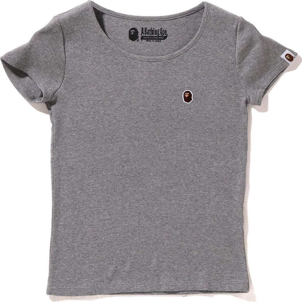 APE HEAD ONE POINT RIB TEE LADIES