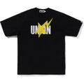 BAPE X UNION PIGMENT DYED STA TEE MENS