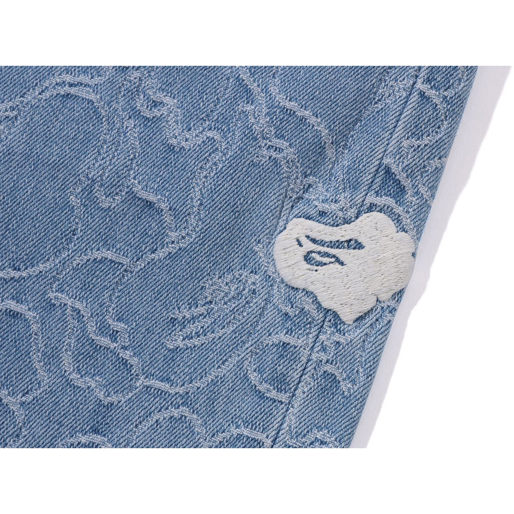 LINE CAMO DENIM PANTS MENS