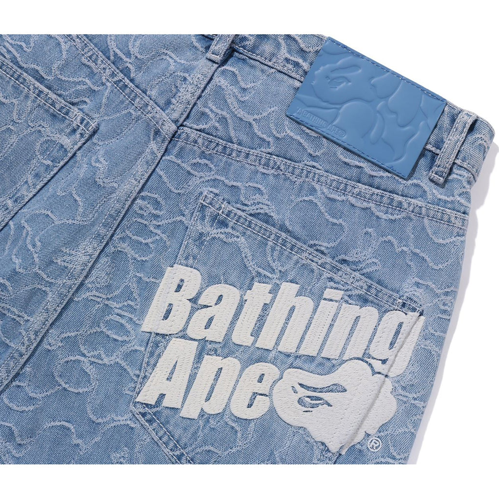LINE CAMO DENIM PANTS MENS
