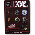 A BATHING APE PINS SET