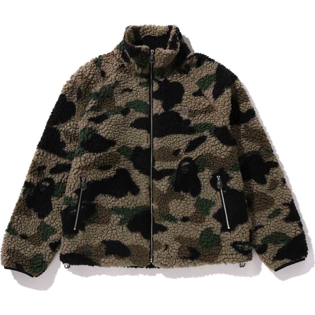 1ST CAMO METAL APE HEAD ONE POINT FLEECE JACKET MENS