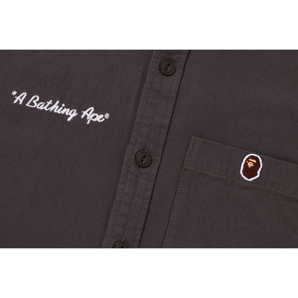 A BATHING APE WORK SHIRT LADIES