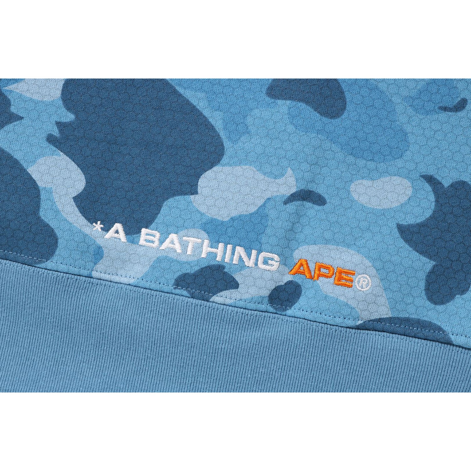 HONEYCOMB CAMO SIDE ZIP CREWNECK MENS