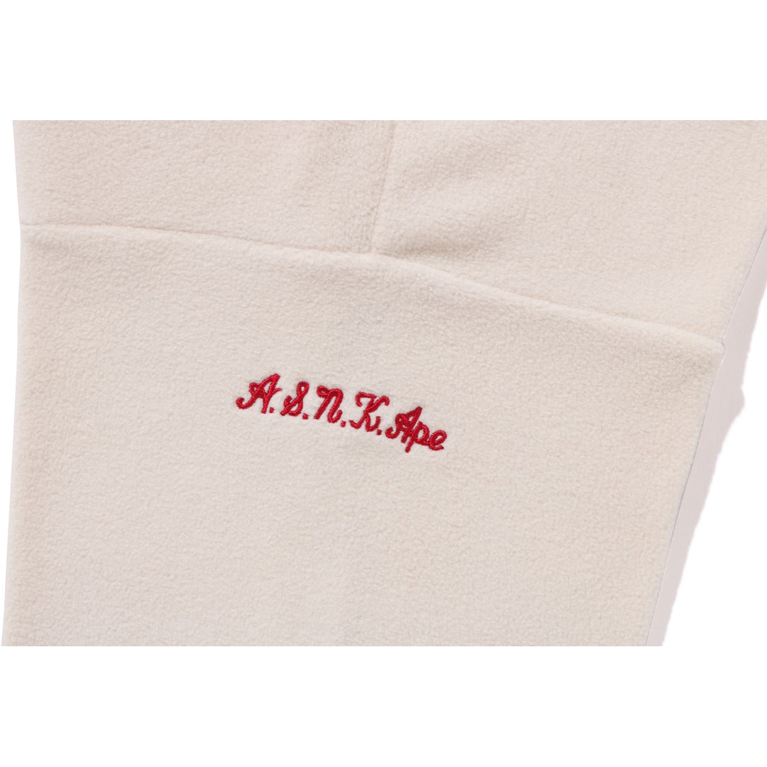 BAPE FLEECE HALF ZIP LADIES