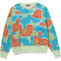 LIQUID CAMO CREWNECK WIDE FIT LADIES