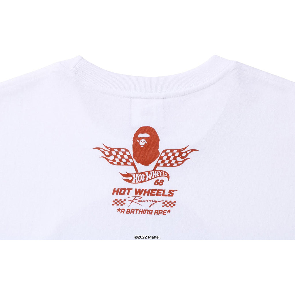 BAPE X HOT WHEELS APE HEAD TEE MENS
