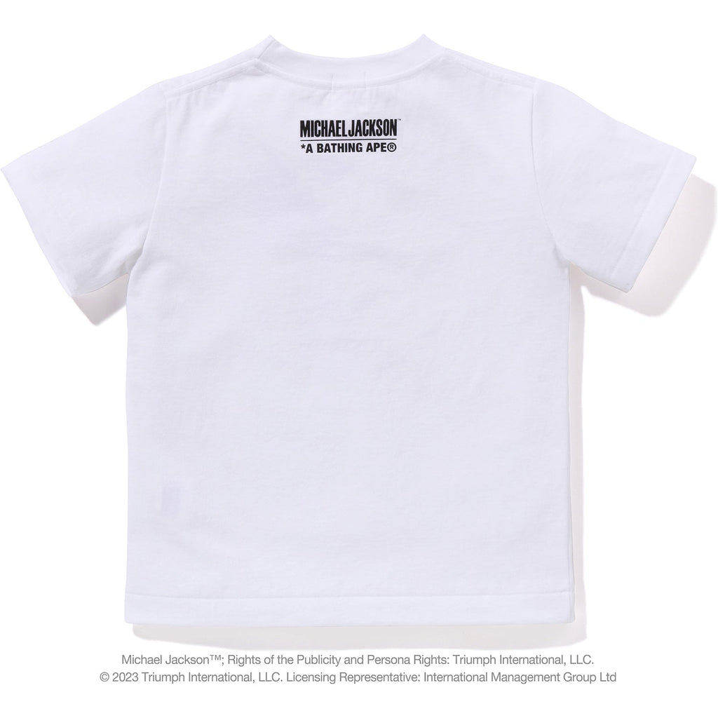 BAPE X MICHAEL JACKSON ALBUM JACKET APE HEAD TEE KIDS