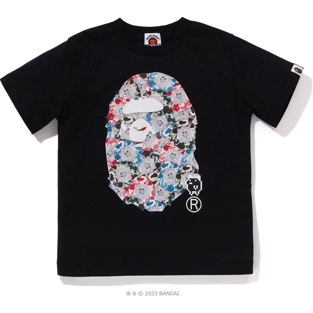 BAPE X TAMAGOTCHI APE HEAD TEE KIDS