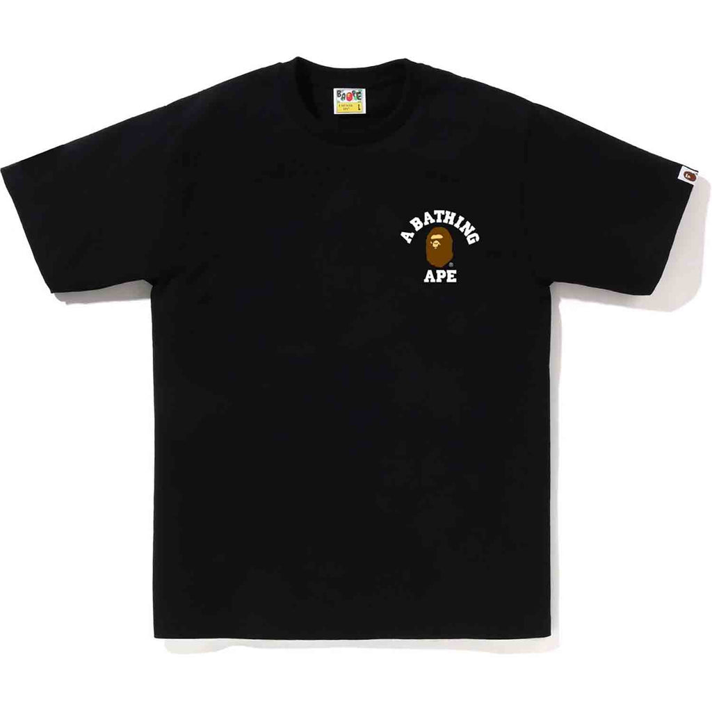 COLLEGE ONE POINT TEE M BAPEC MENS
