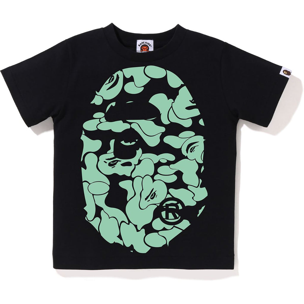 GLOW IN THE DARK CAMO BIG APE HEAD TEE KIDS