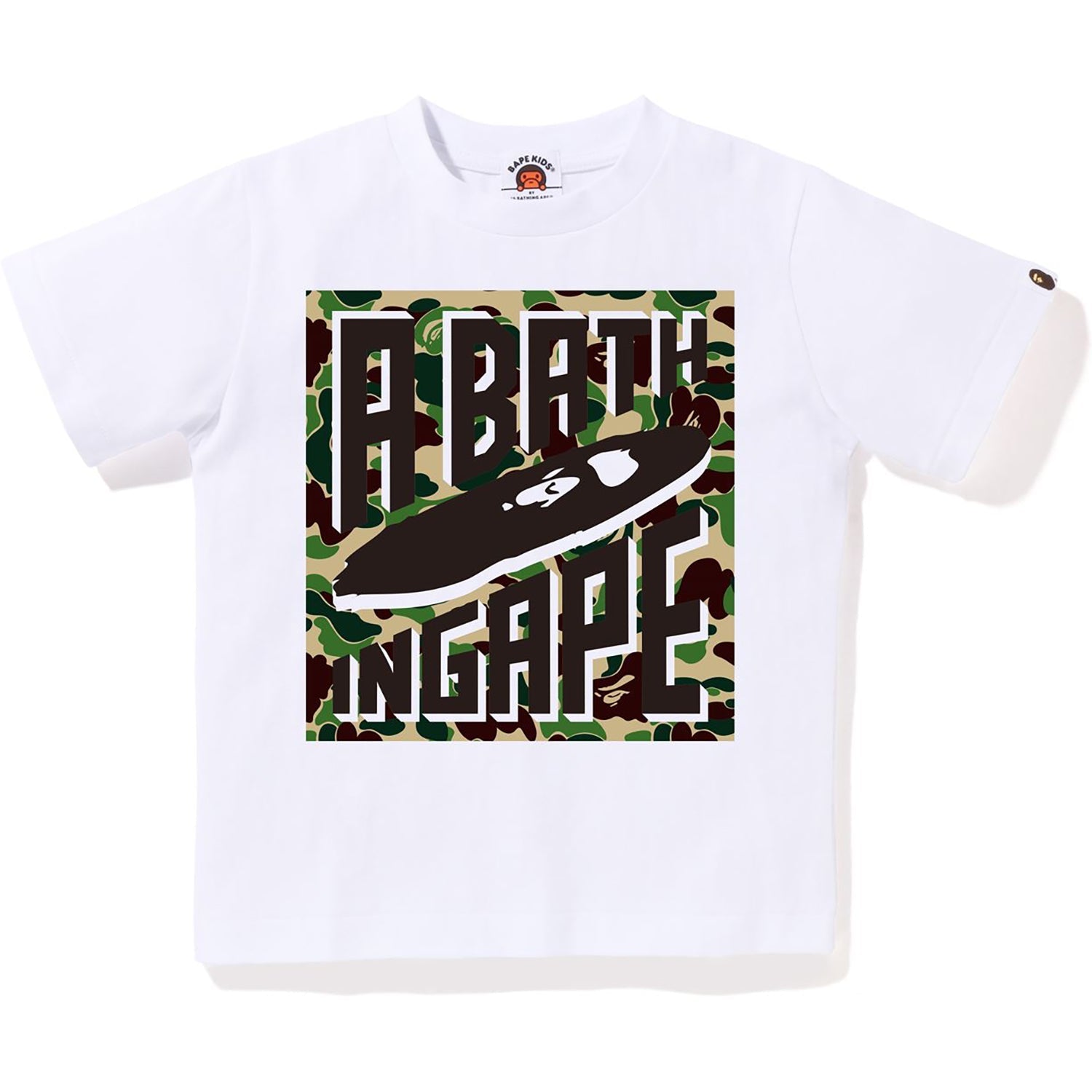 ABC CAMO A BATHING APE TEE KIDS