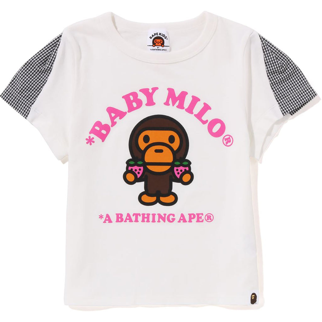 BABY MILO STRAWBERRY FLARE SLEEVE TEE KIDS