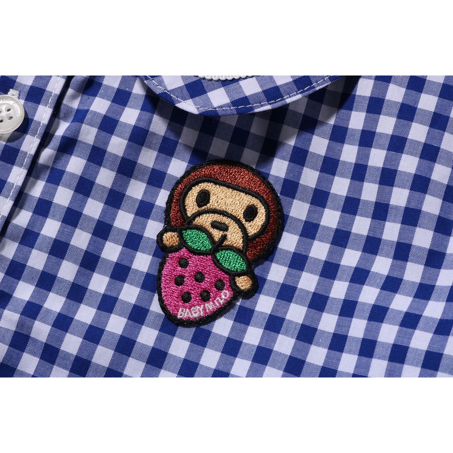 GINGHAM CHECK SAILOR COLLAR ONEPIECE KIDS