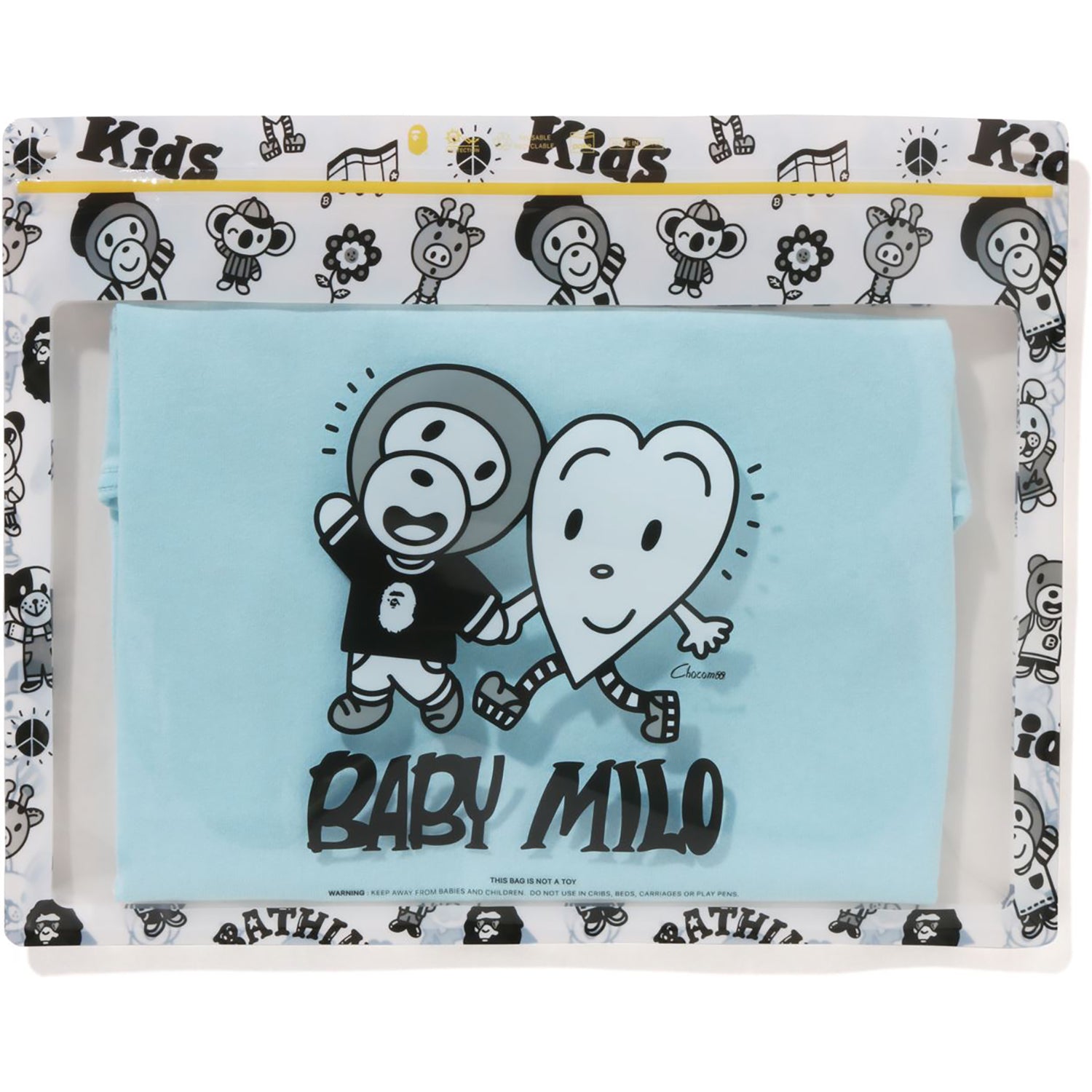 BAPE KIDS X CHOCOMOO TIE PRINT TEE PAKE SET KIDS