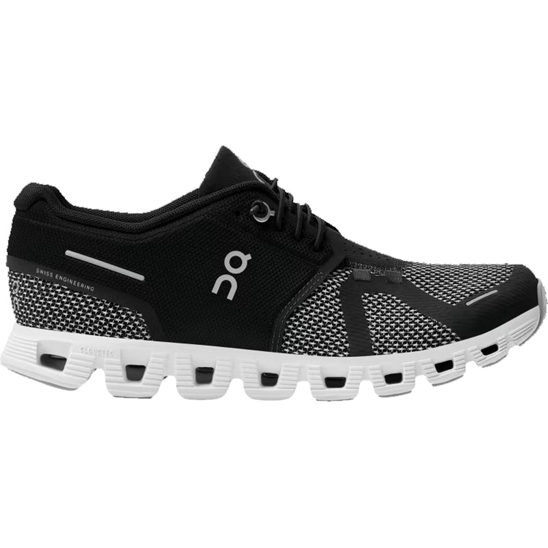 Women's On Cloud 5 Combo, Black/Alloy, 9 B Medium