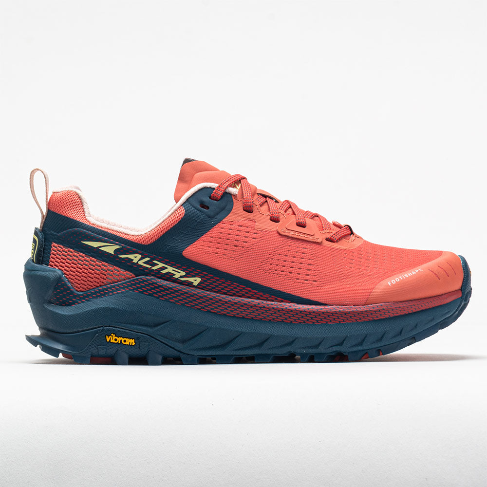 Women's Altra Olympus 4, Navy/Coral, 8 B Medium