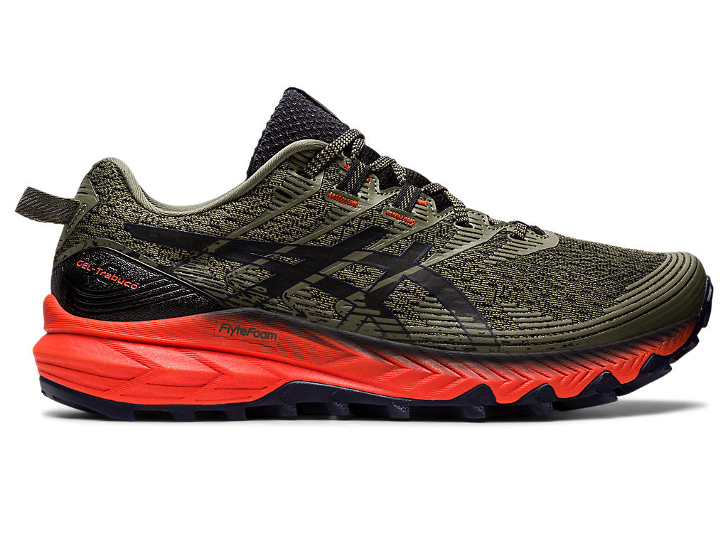 Men's Asics Gel-Trabuco 10, Mantle Green/Midnight, 12 D Medium