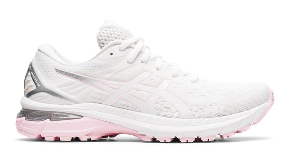 Women's Asics GT-2000 9, White/Pink Salt, 8.5 B Medium