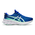 Women's Asics Novablast 2, Lapis Lazuli Blue/White, 6 B Medium