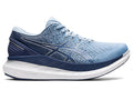 Women's Asics Glideride 2, Mist/Thunder Blue, 6.5 B Medium