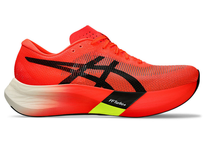 Women's Asics Metaspeed Edge Paris, Sunrise Red/Black, 9.5 B Medium