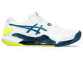 Men's Asics Gel-Resolution 9, White/Restful Teal, 8.5 D Medium