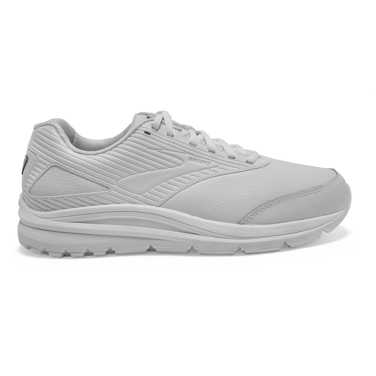 Men's Brooks Addiction Walker 2, White/White, 9.5 4E Extra Wide