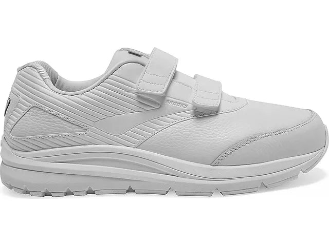 Men's Brooks Addiction Walker V-Strap 2, White/White, 12 D Medium