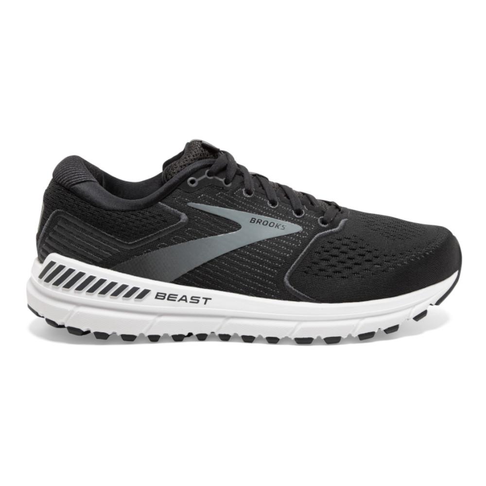 Men's Brooks Beast '20, Black/Grey, 9 D Medium