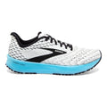 Men's Brooks Hyperion Tempo, White/Black/Iced Aqua, 13 D Medium