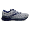 Men's Brooks Adrenaline GTS 21, Grey/Tradewinds/Deep Cobalt, 12 D Medium
