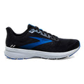 Men's Brooks Launch 8, Black/Grey/Blue, 12 D Medium