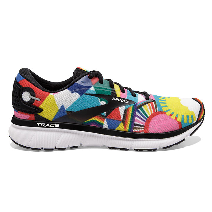 Men's Brooks Trace 2, Black/Multi, 8 D Medium