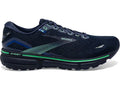 Men's Brooks Ghost 15, Crown Blue/Black/Green, 11 D Medium