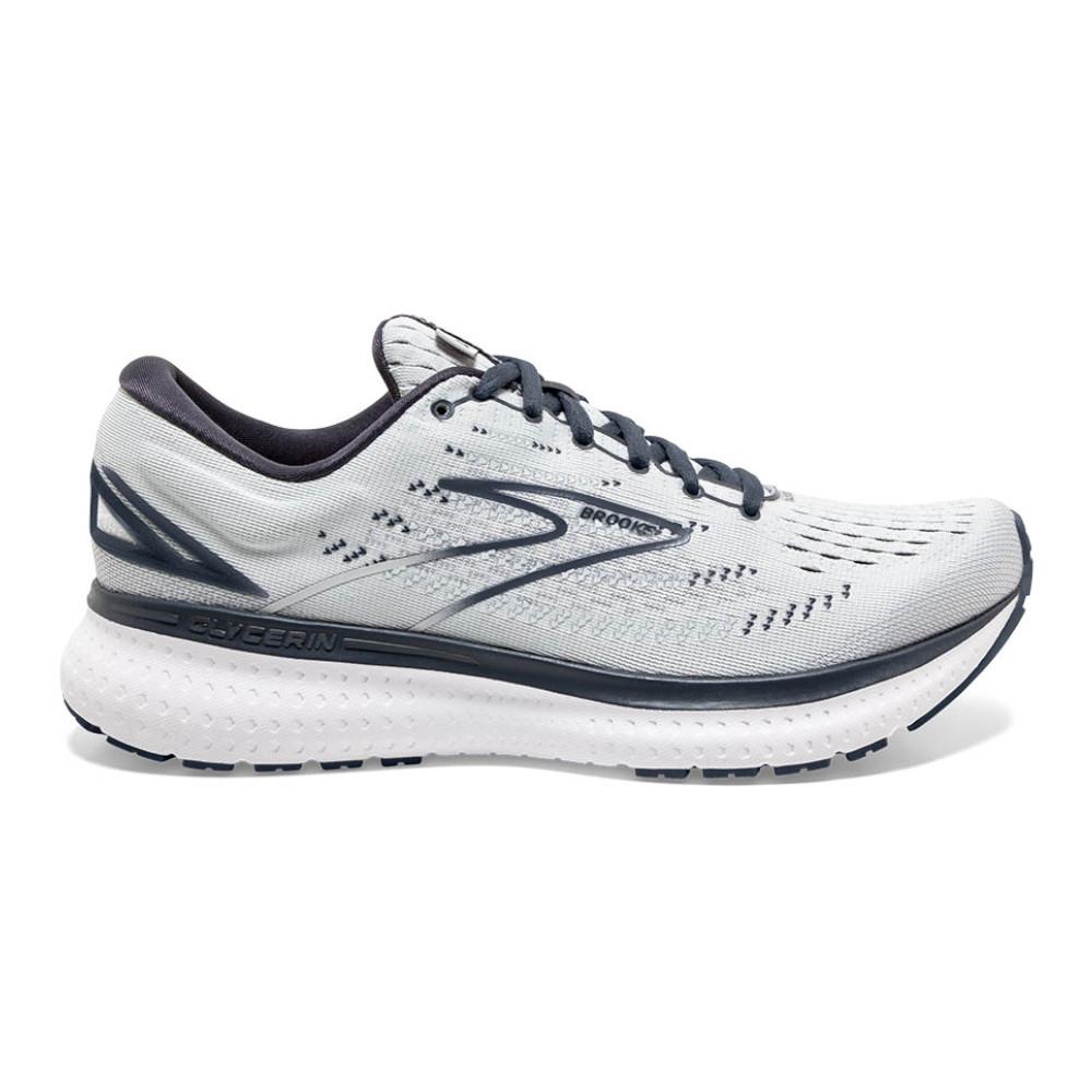 Women's Brooks Glycerin 19, Grey/Ombre/White, 6.5 D Wide