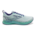 Women's Brooks Levitate 5, White/Navy Blue/Yucca, 10 B Medium