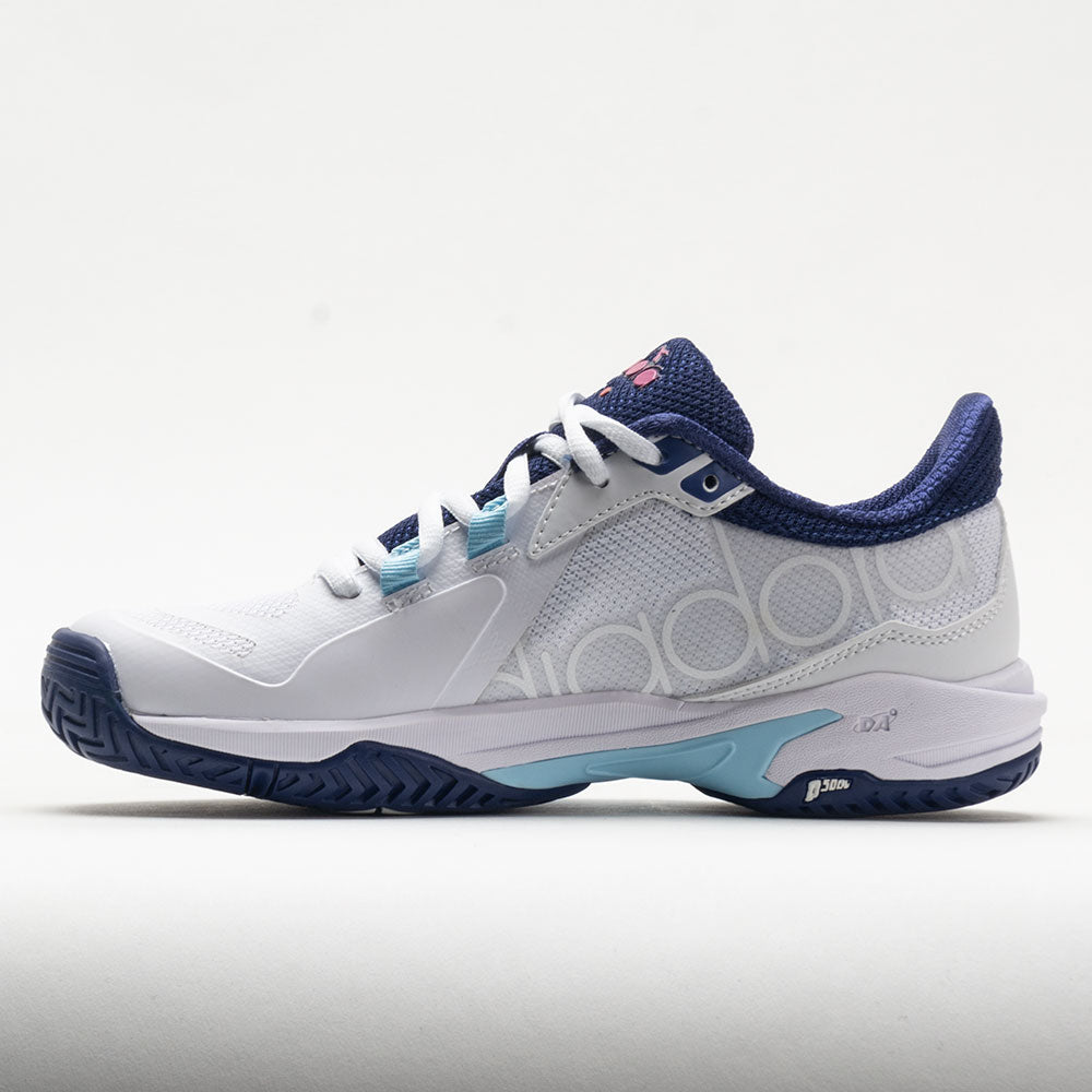 Diadora Trofeo 2 AG Pickleball Women's  White/Blueprint/Pink Yarrow