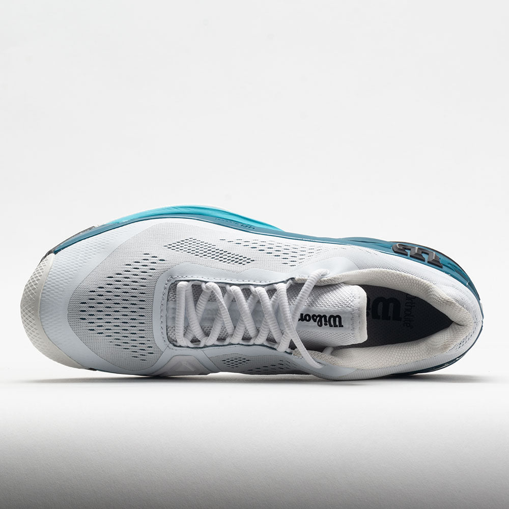 Wilson Rush Pro 4.0 Men's  White/Blue Coral/Blue Atoll
