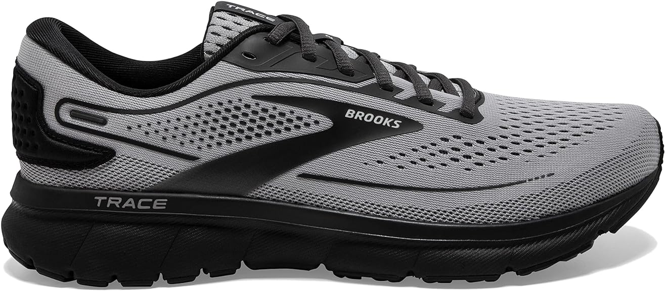 Men's Brooks Trace 2, Alloy/Black/Ebony, 12 D Medium