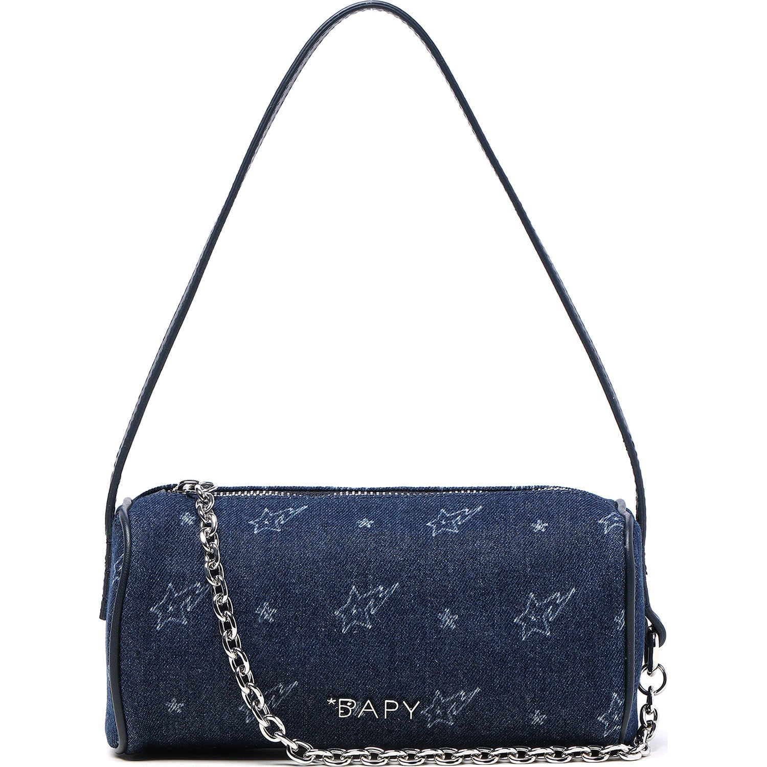BAPY MONOGRAM DENIM BAG LADIES
