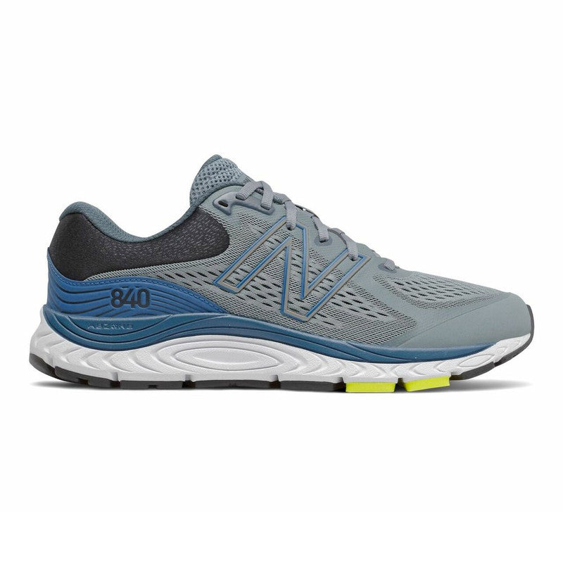 Men's New Balance Fresh Foam 840v5, Ocean Grey/Oxygen Blue, 9.5 2E Wide