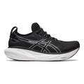 Men's Asics Gel-Nimbus 25, Black/Pure Silver, 7 D Medium