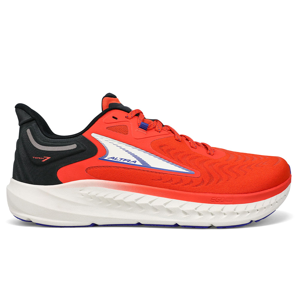 Men's Altra Torin 7, Black/Red, 10.5 D Medium