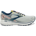 Men's Brooks Ghost 14, Grey/Titan/Maize, 12.5 D Medium