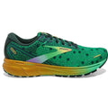 Men's Brooks Ghost 14, Bright Green/Gables/Gold, 11 D Medium