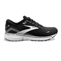 Men's Brooks Ghost 15, Black/Blackened Pearl/White, 8.5 D Medium