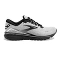 Men's Brooks Ghost 15, White/Black, 9 D Medium