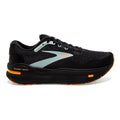 Men's Brooks Ghost Max, Black/Orange/Cloud Blue, 12.5 D Medium