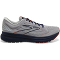 Men's Brooks Glycerin 19, Grey/Alloy/Peacoat, 13 D Medium